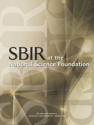 cover image of SBIR at the National Science Foundation